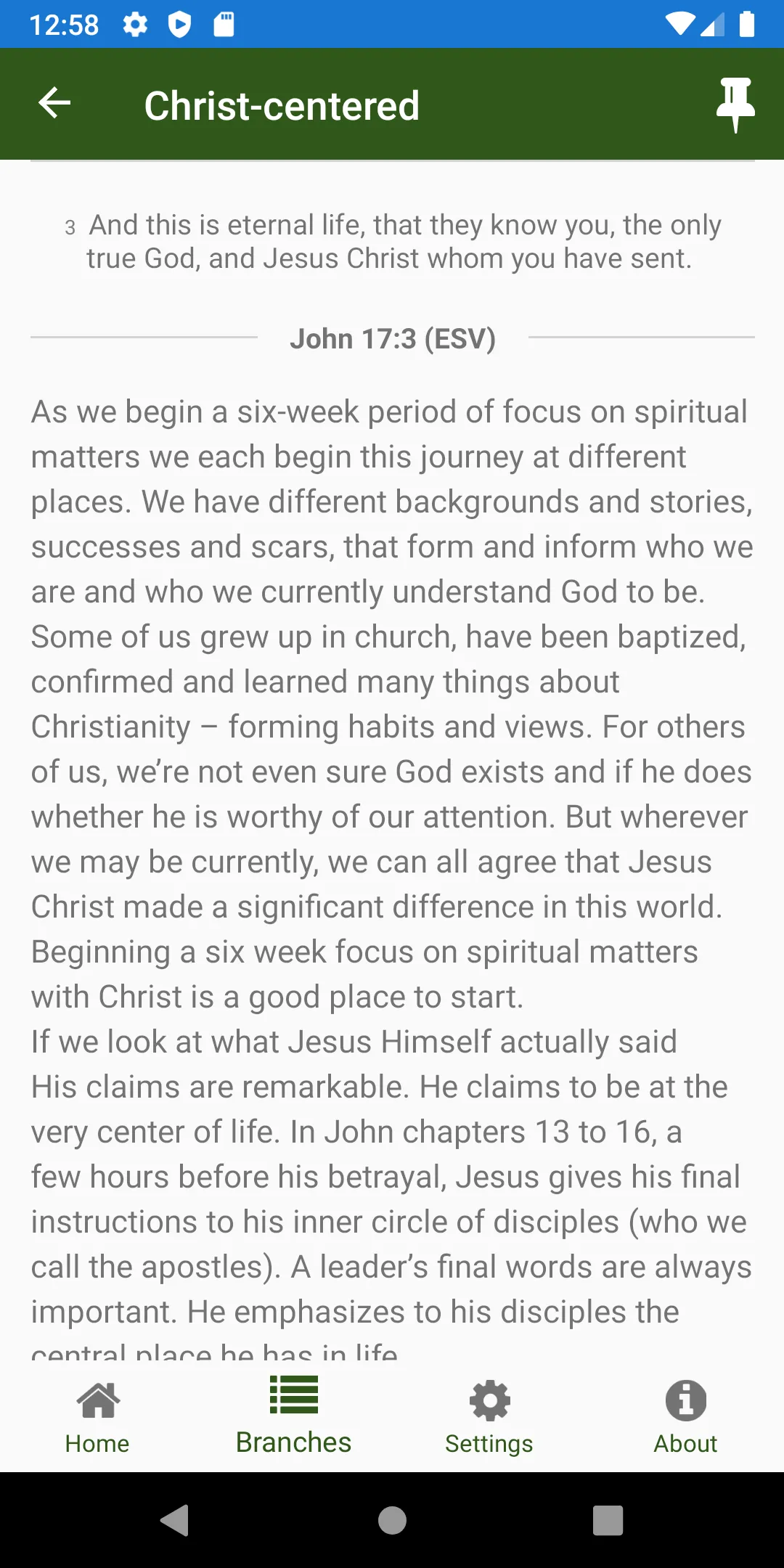 OGC Spiritual Formation | Indus Appstore | Screenshot