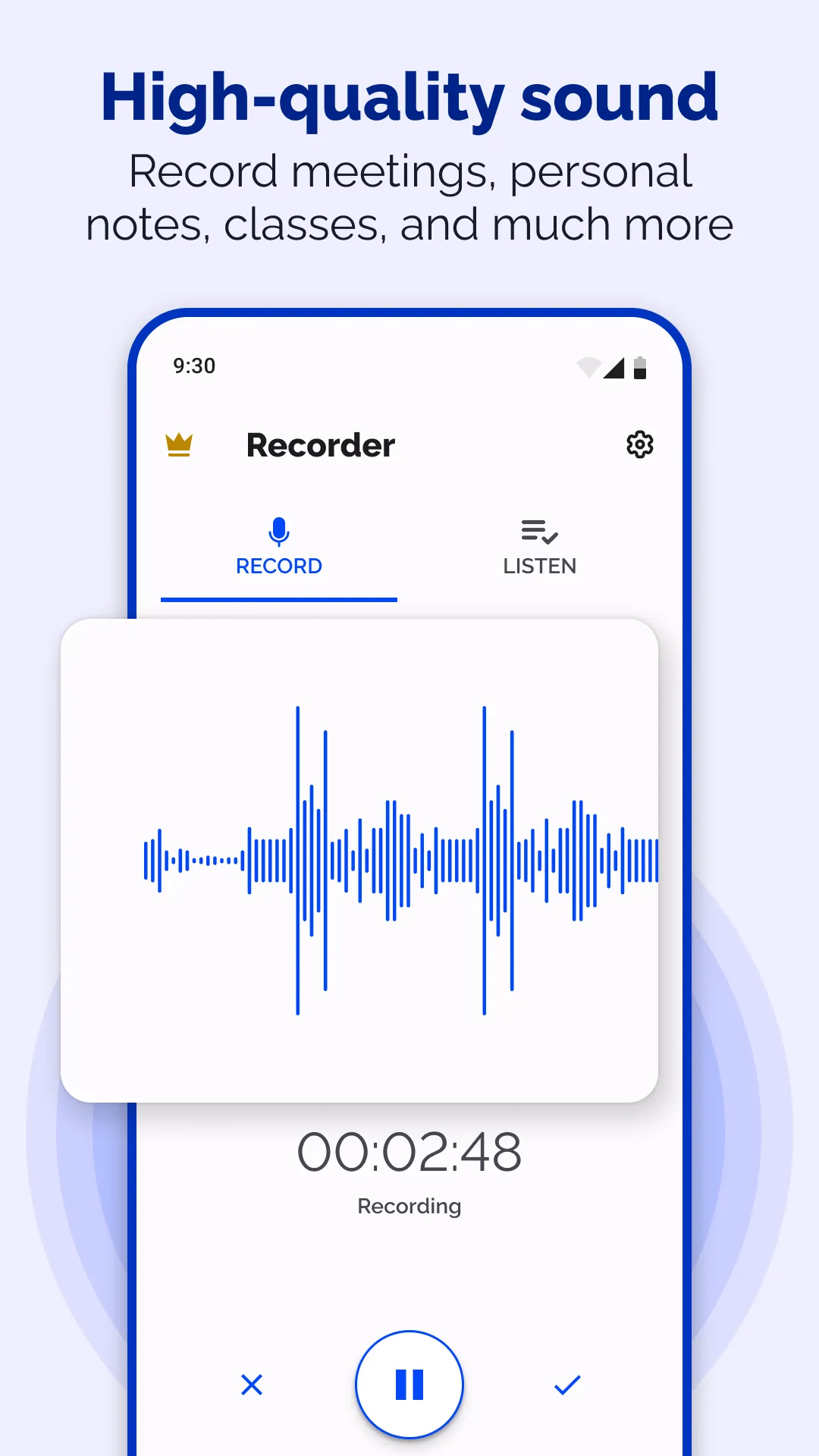 Voice Recorder - Voice Memos | Indus Appstore | Screenshot