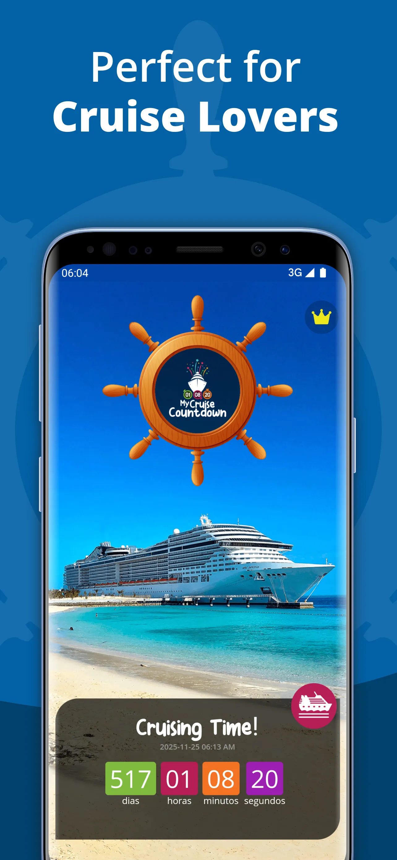 Cruise Countdown | Indus Appstore | Screenshot