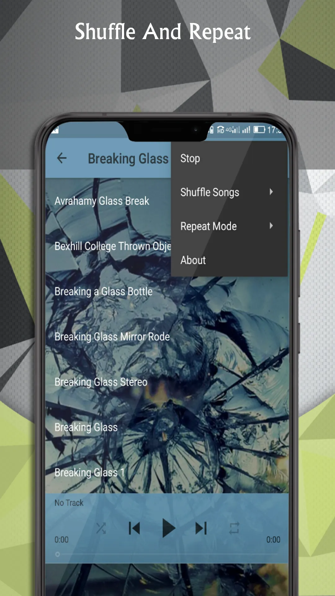 Breaking Glass Sounds | Indus Appstore | Screenshot