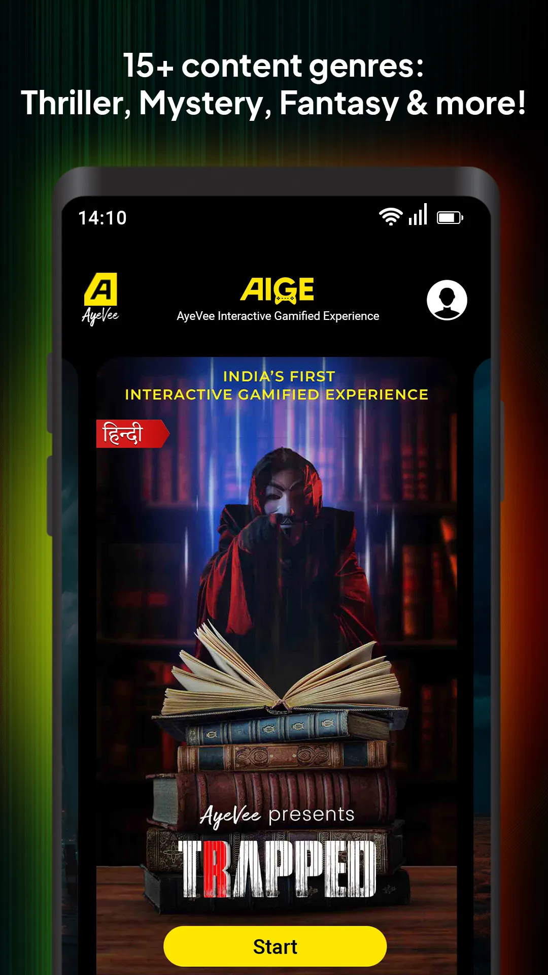 AyeVee: Interactive Stories | Indus Appstore | Screenshot