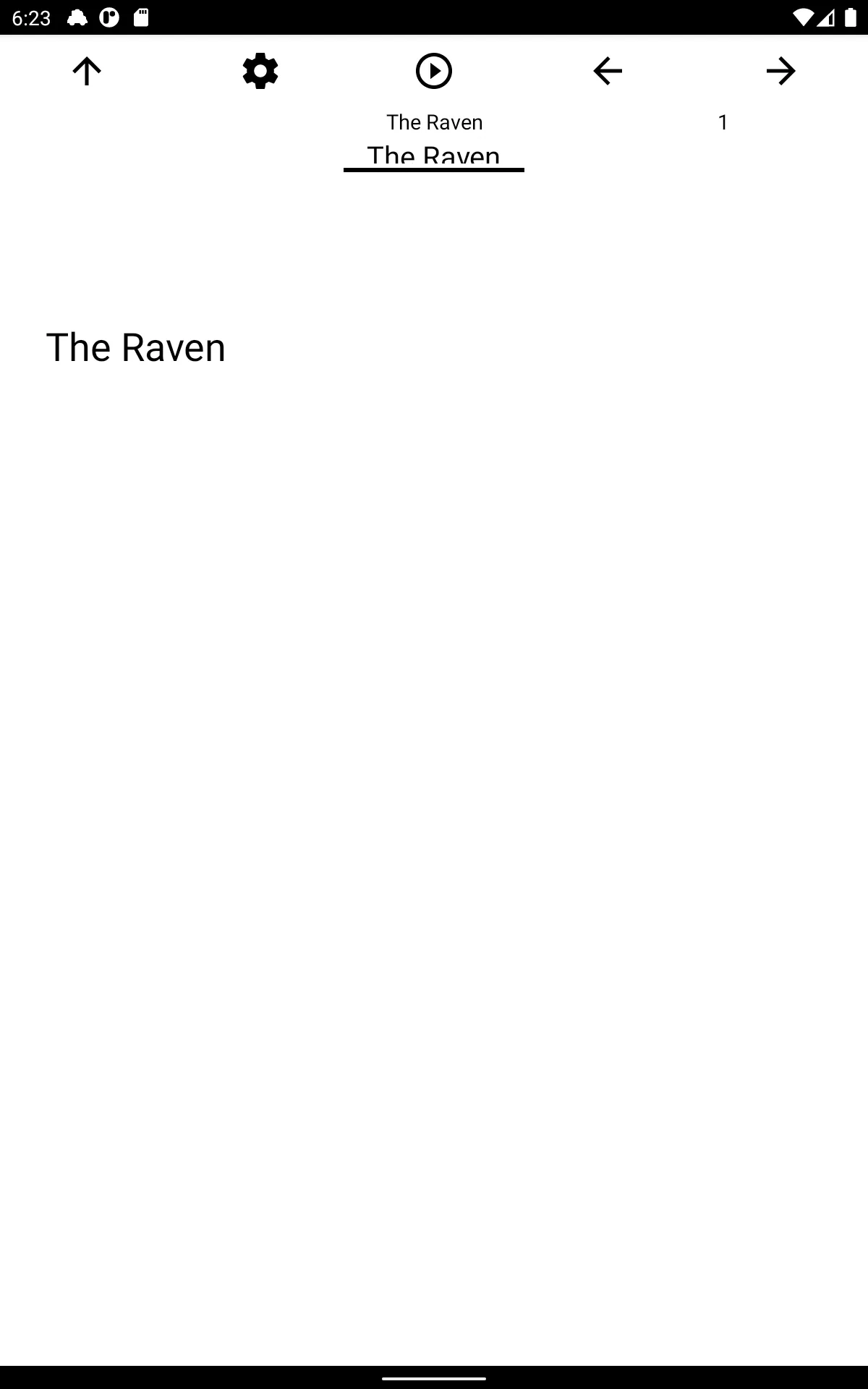 Book, The Raven | Indus Appstore | Screenshot