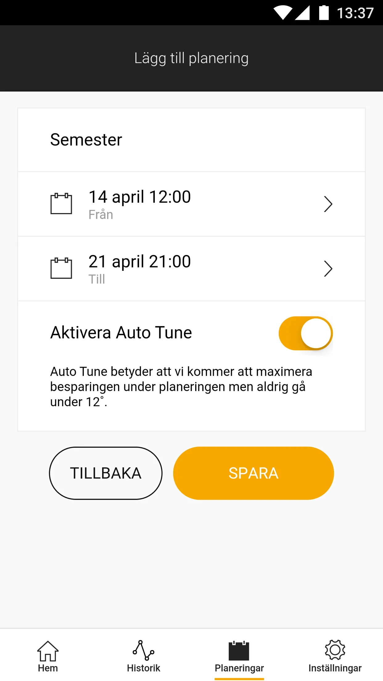 HEM Klok Värme | Indus Appstore | Screenshot