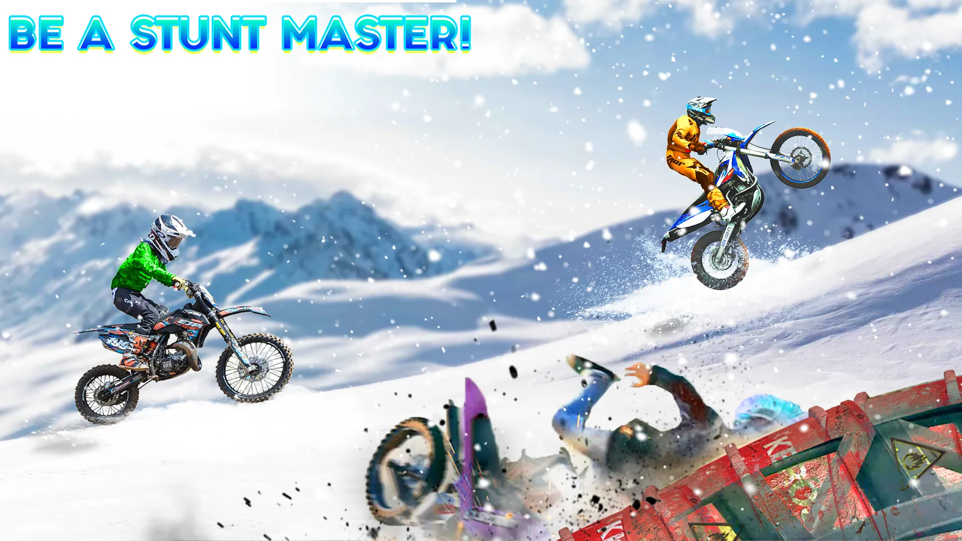 Snow Tricky Bike Stunt Race 3D | Indus Appstore | Screenshot