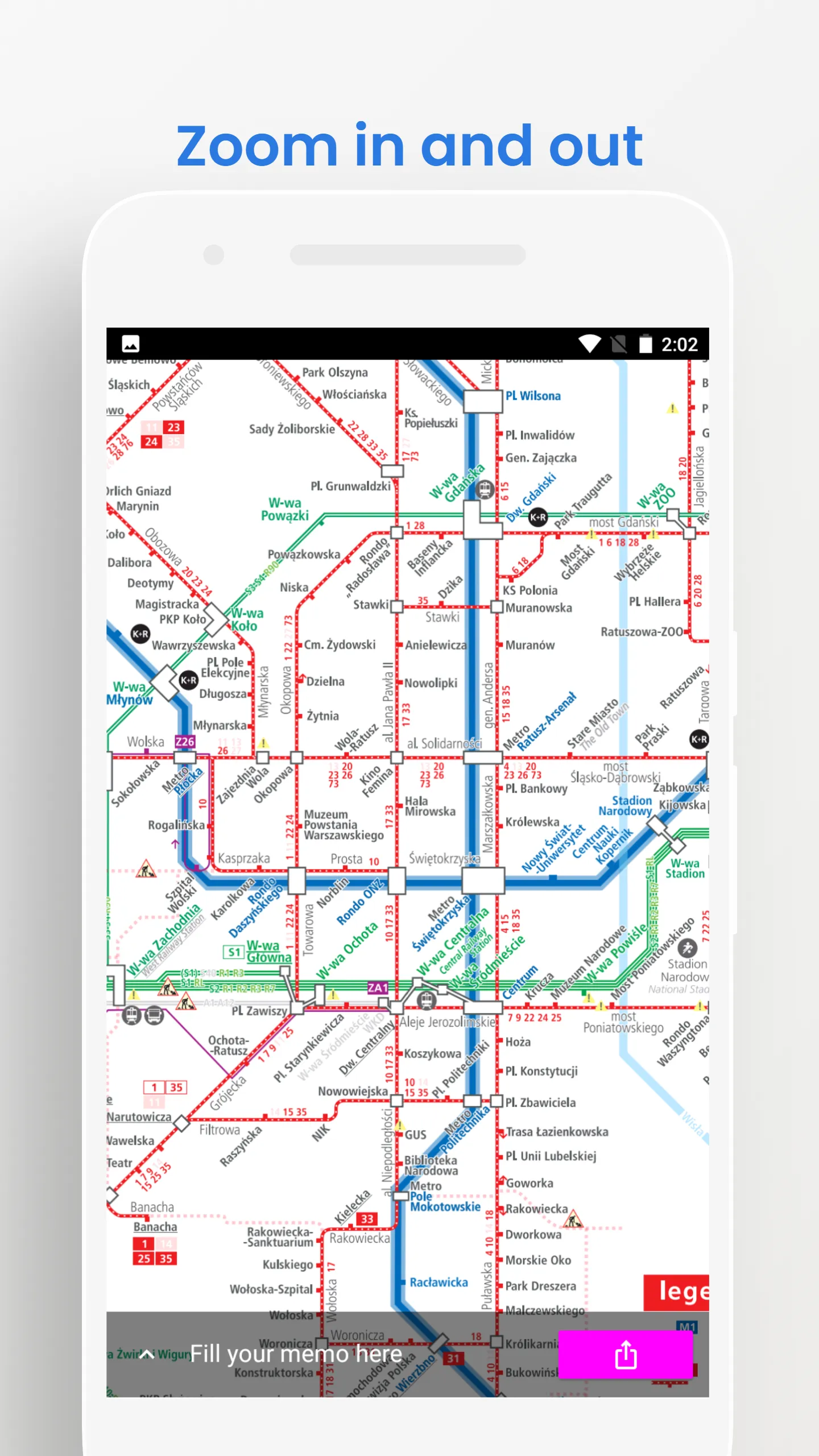 Warsaw Metro Bus Travel Guide | Indus Appstore | Screenshot