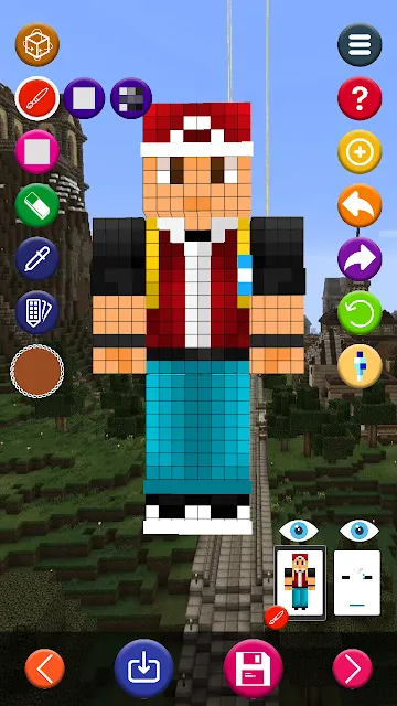 Skin Editor 3D for Minecraft | Indus Appstore | Screenshot