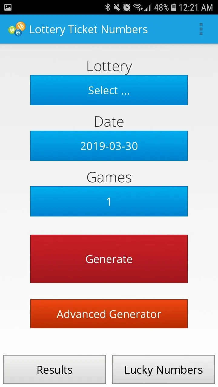 Lottery Ticket Numbers | Indus Appstore | Screenshot