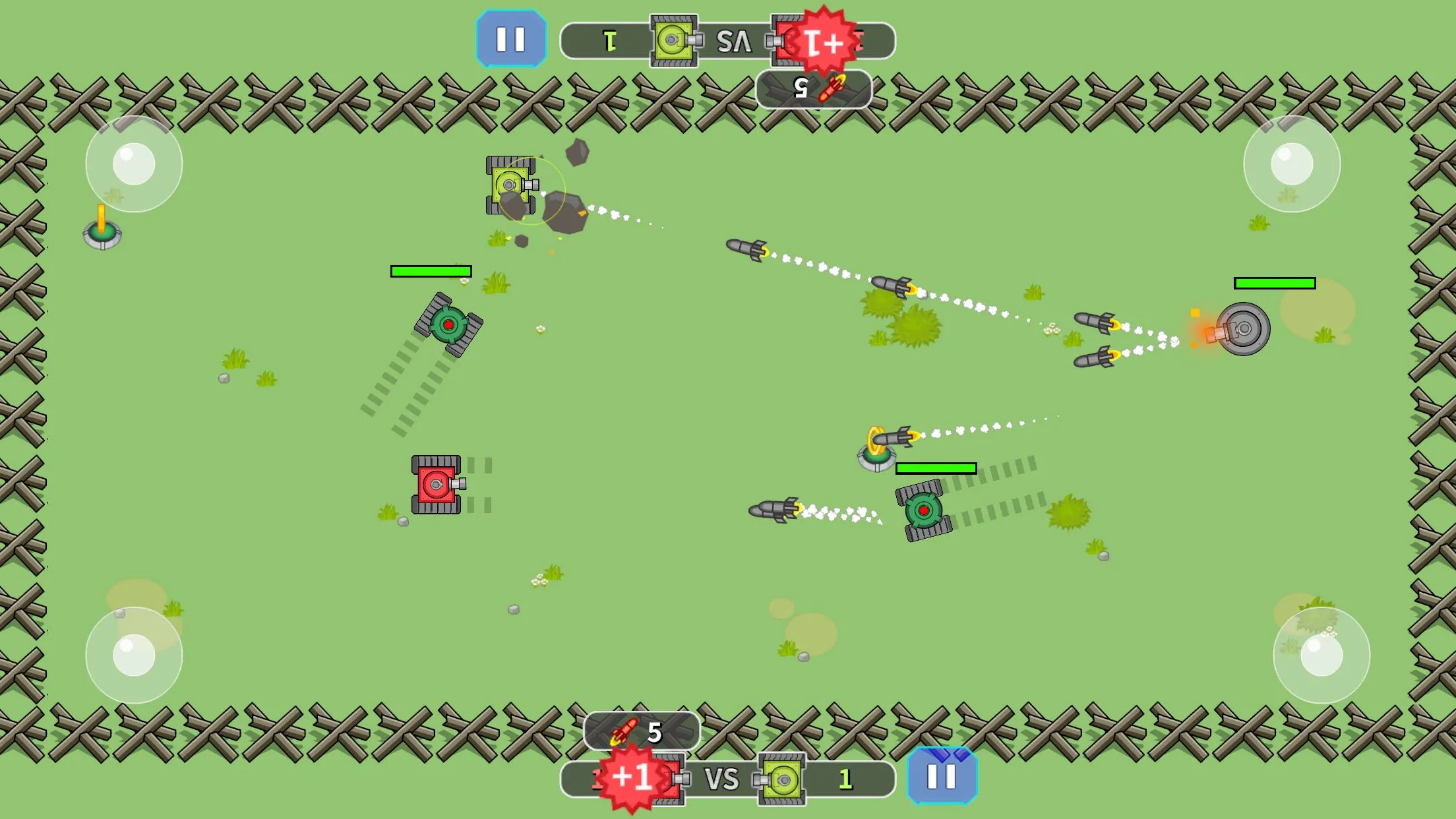 Toy Tank VS Tank 2 Player | Indus Appstore | Screenshot