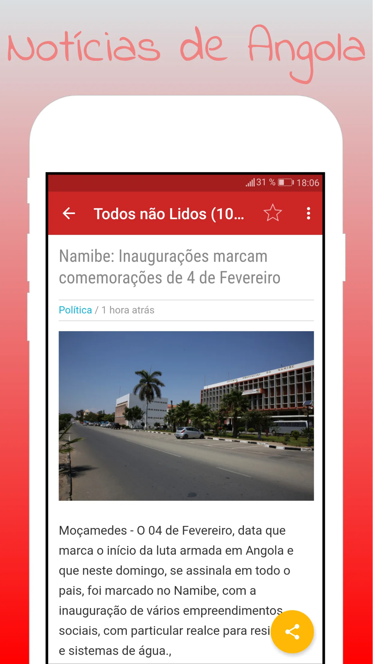 Angola Press | Indus Appstore | Screenshot