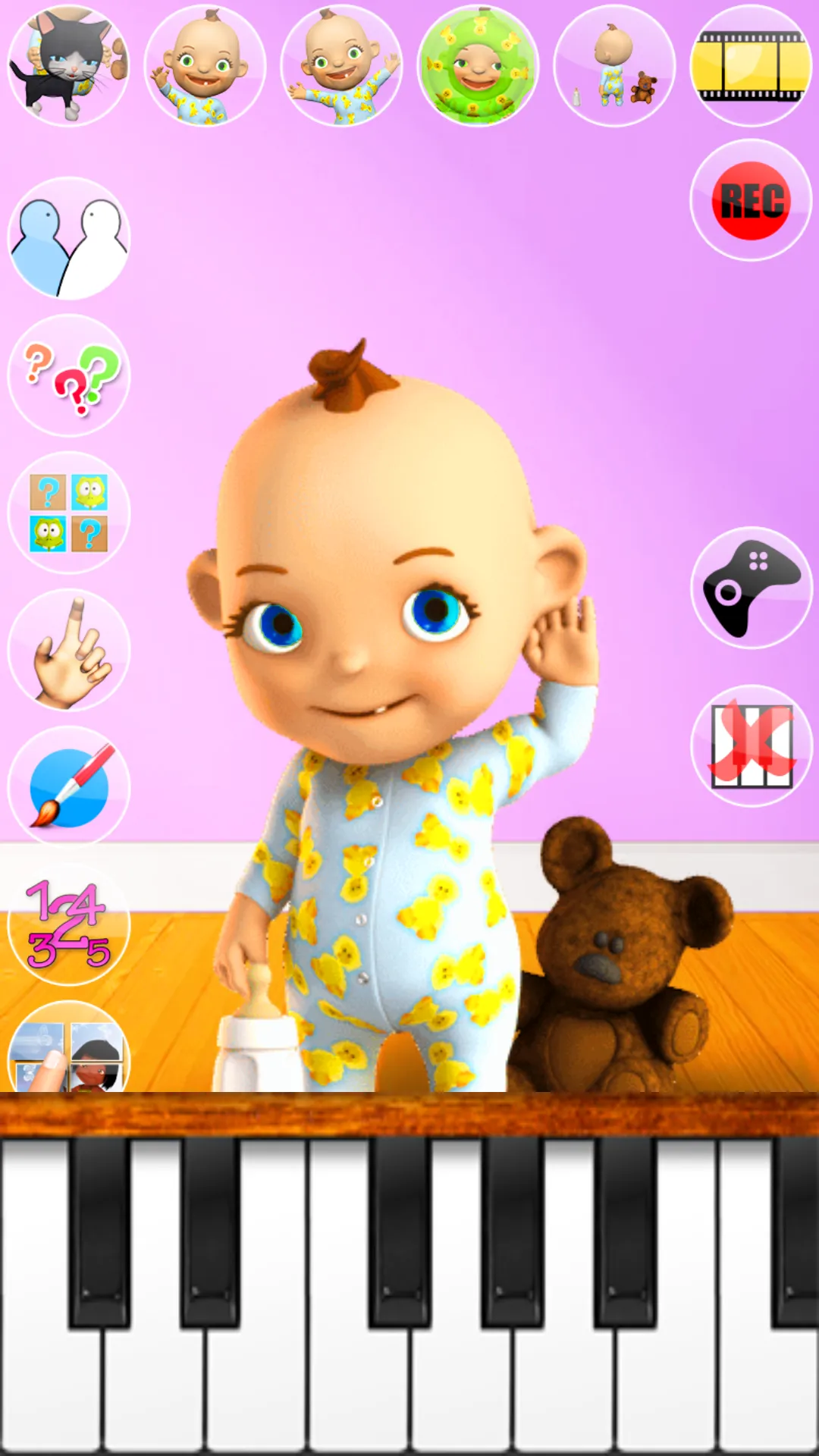 Talking Baby Games with Babsy | Indus Appstore | Screenshot