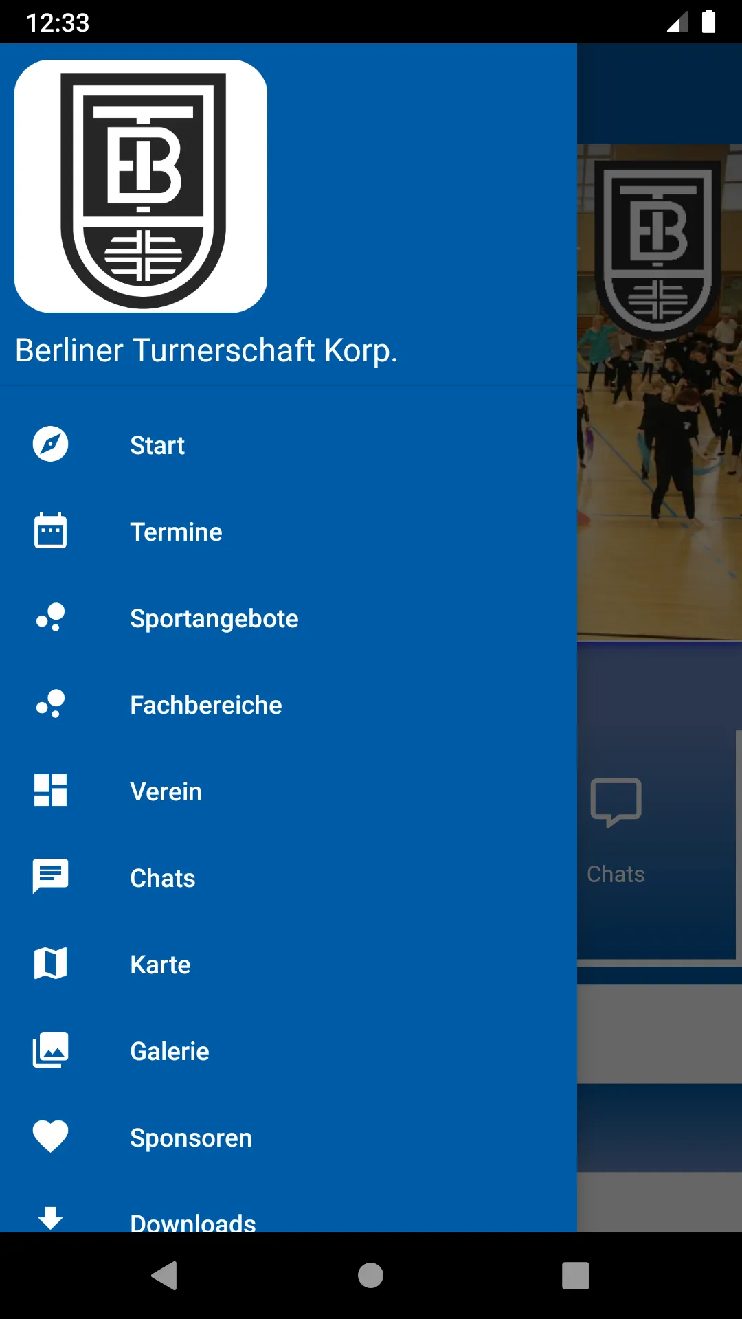 Berliner Turnerschaft Korp. | Indus Appstore | Screenshot