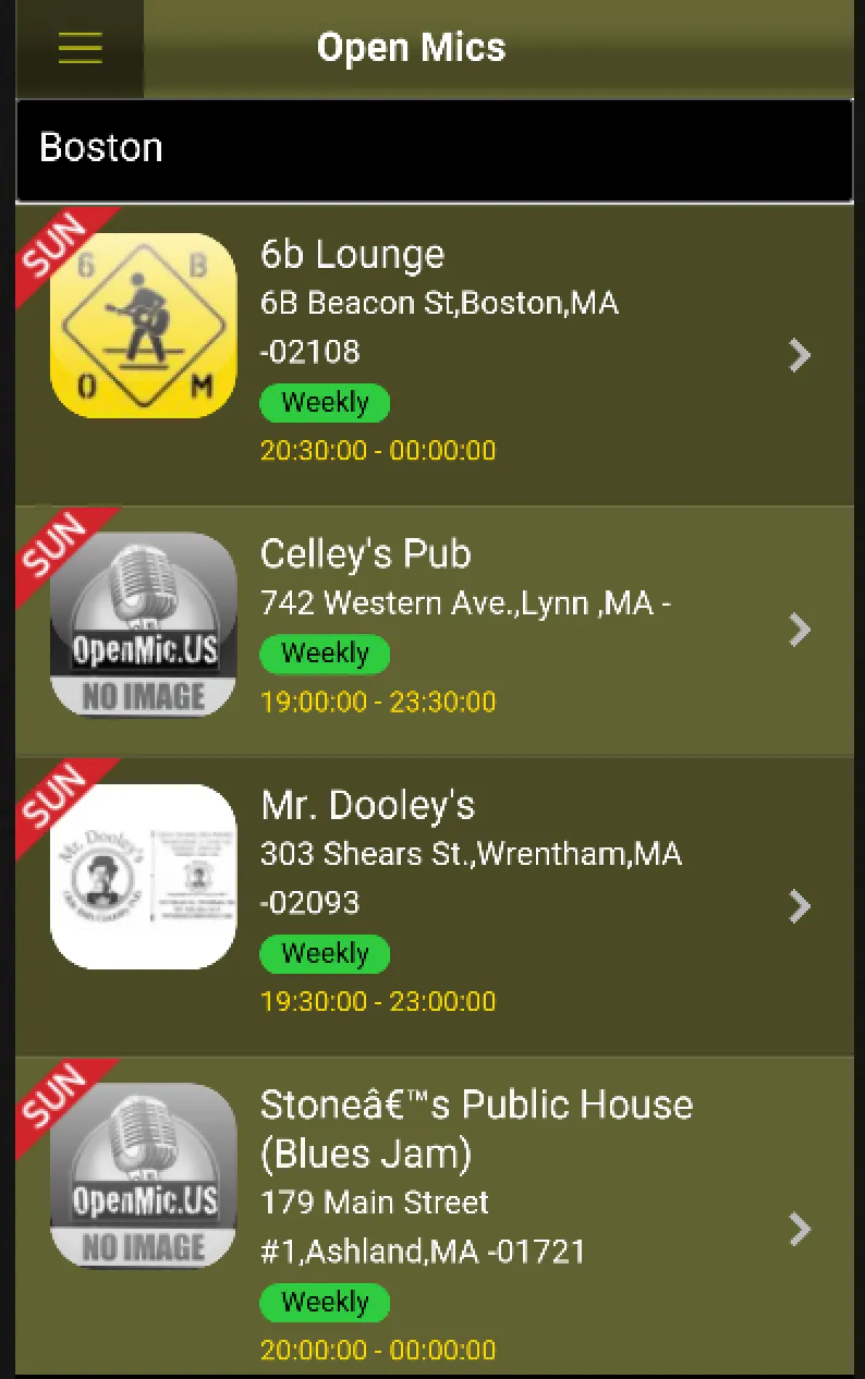 Open Mic Finder | Indus Appstore | Screenshot