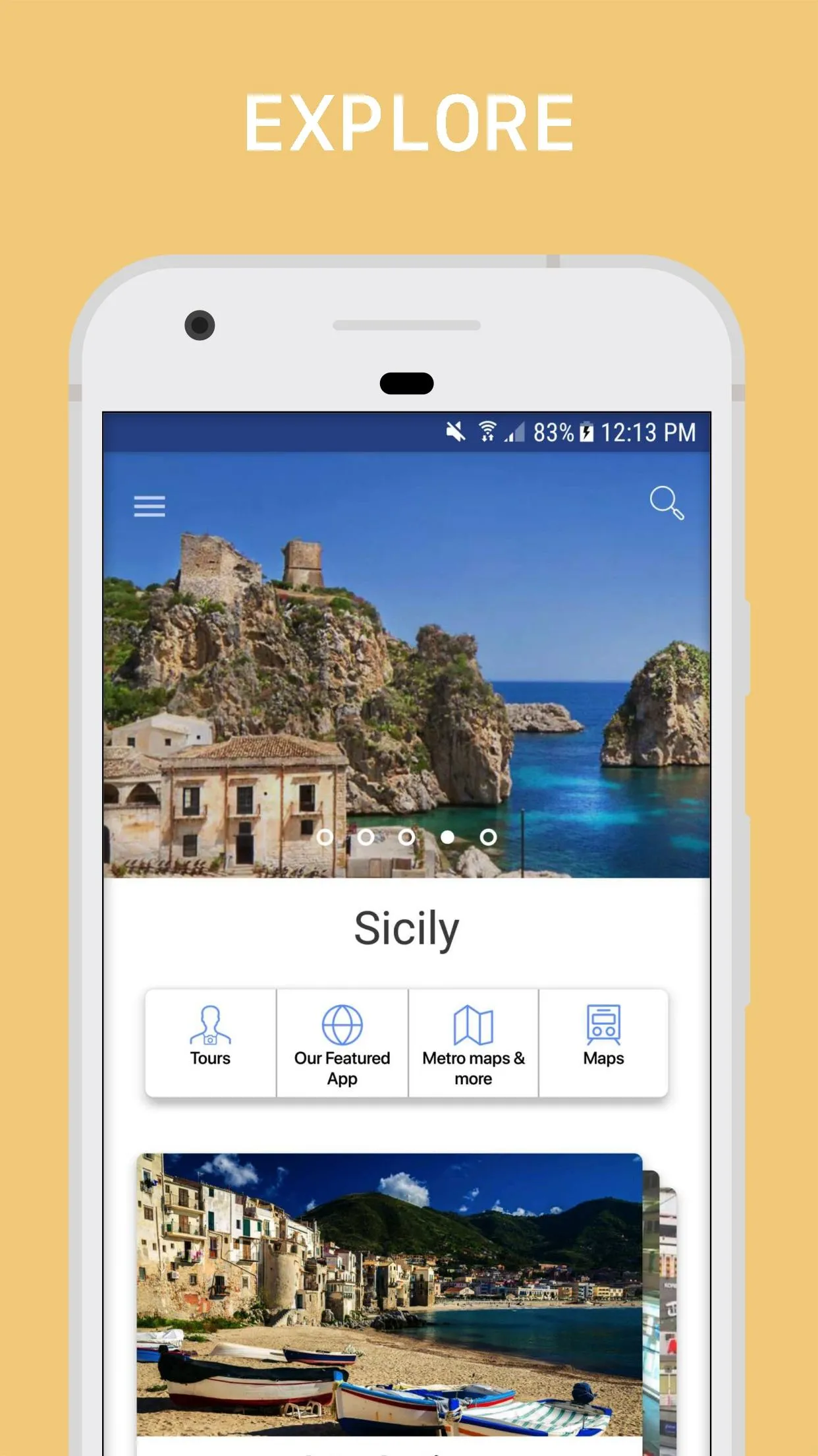 Sicily Travel Guide | Indus Appstore | Screenshot