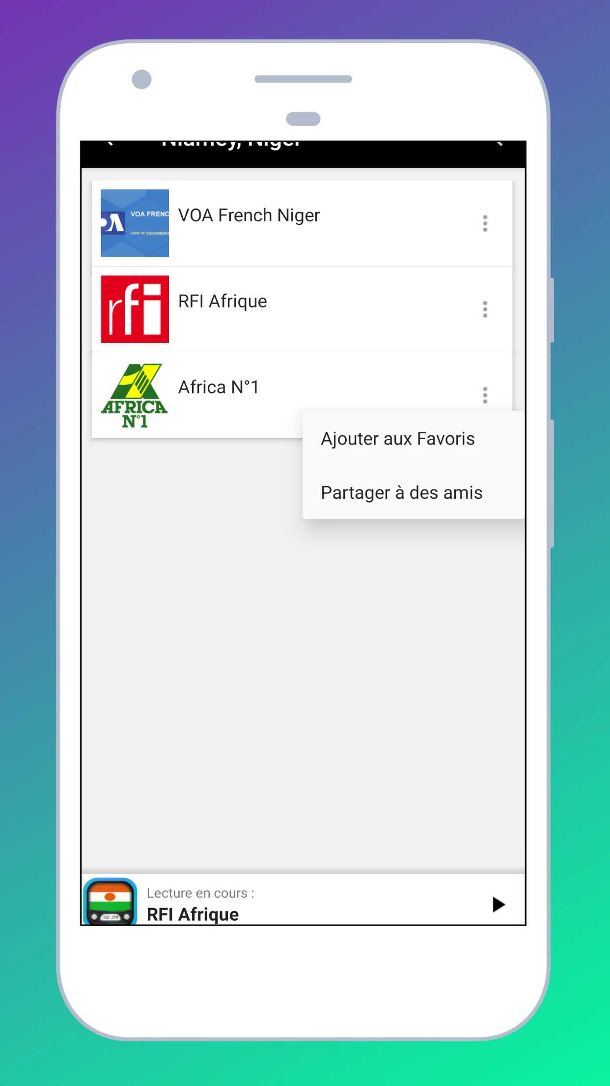 Radio Niger + Radio Niger FM | Indus Appstore | Screenshot