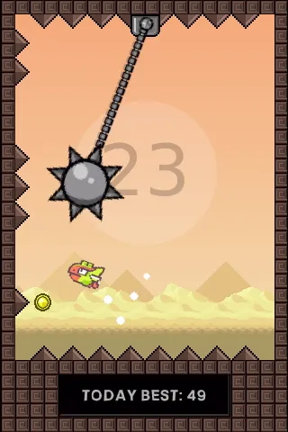 Flapping Cage: Avoid Spikes | Indus Appstore | Screenshot