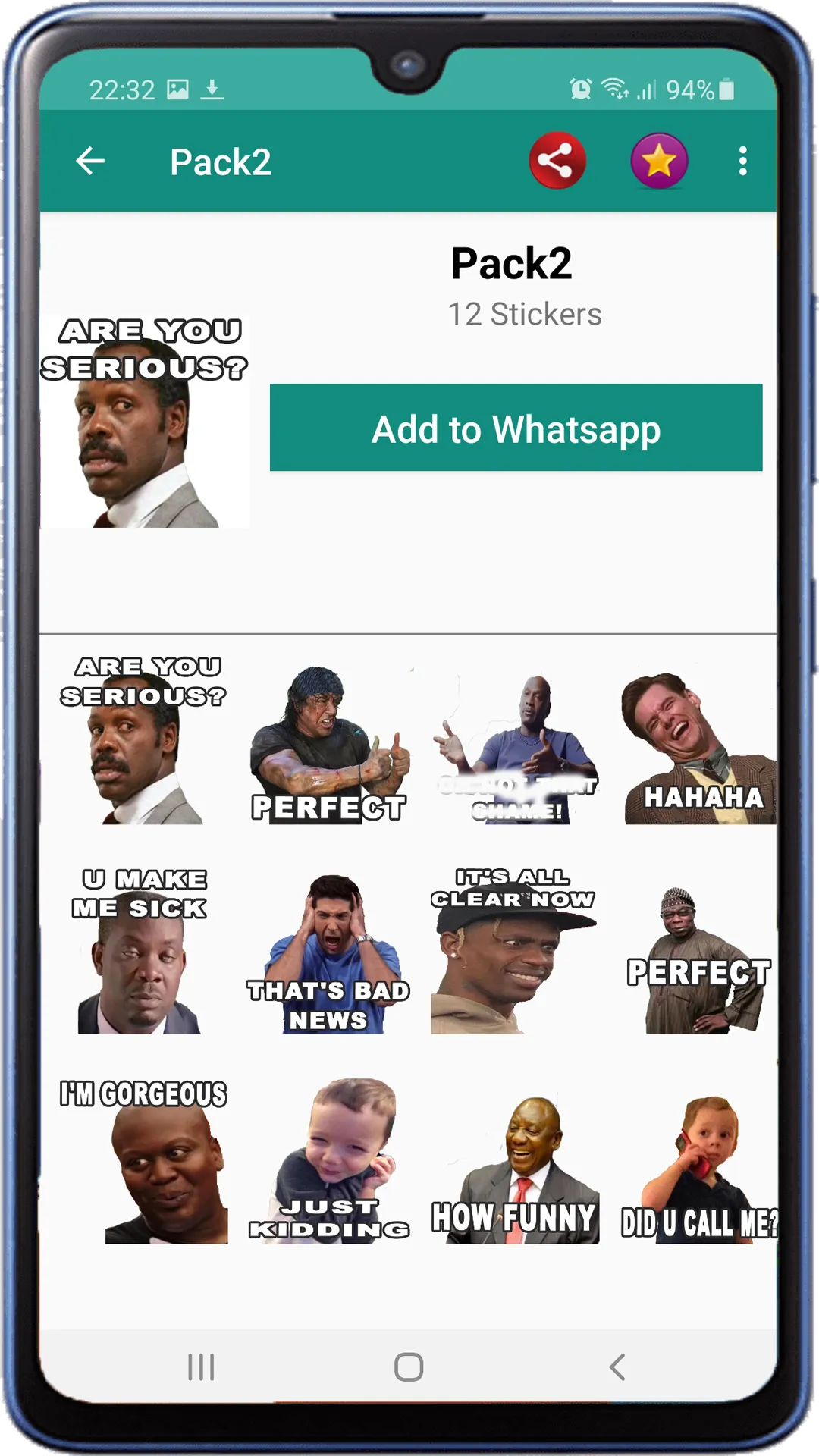 Funny Memes Stickers For Chat | Indus Appstore | Screenshot