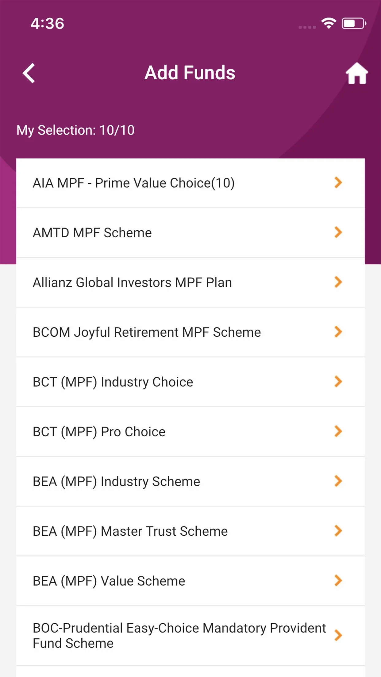 MPF Fund Platform | Indus Appstore | Screenshot