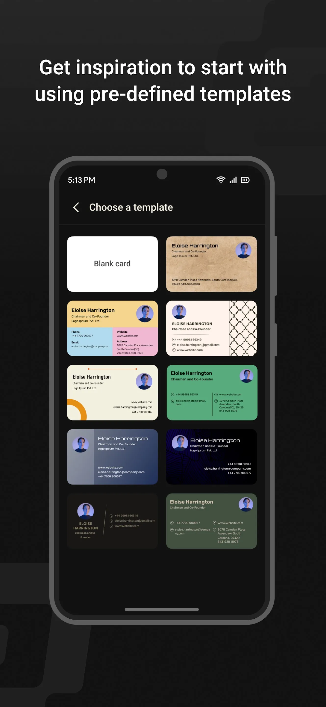 CardZap: Digital Business Card | Indus Appstore | Screenshot