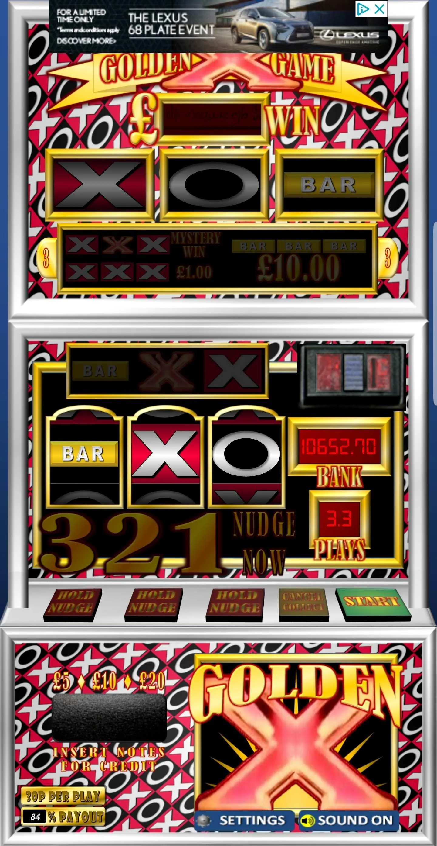 Golden X Game UK Slot Machine | Indus Appstore | Screenshot