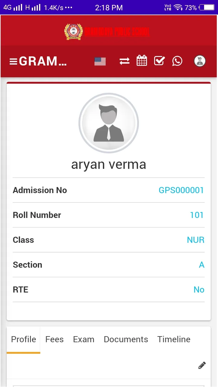 GRAMODAYA PUBLIC SCHOOL-AYODHY | Indus Appstore | Screenshot