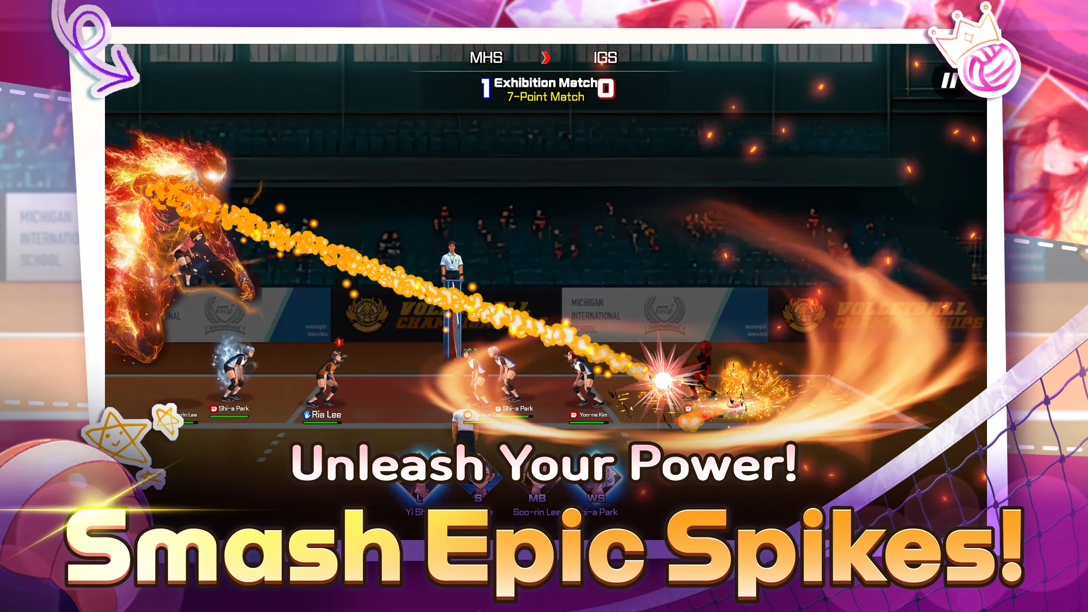 Volley Girls:High School Story | Indus Appstore | Screenshot