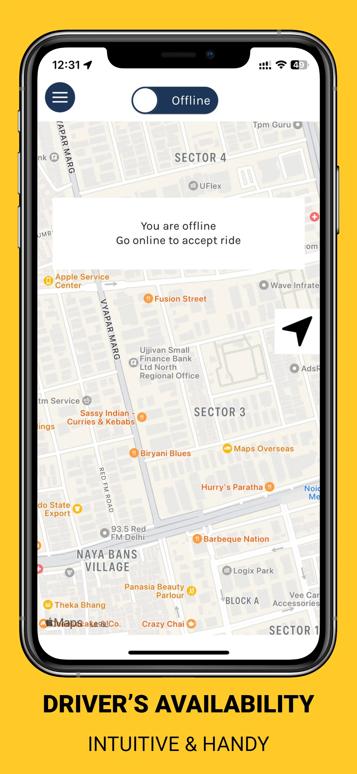 HireMe - Taxi app for Drivers | Indus Appstore | Screenshot