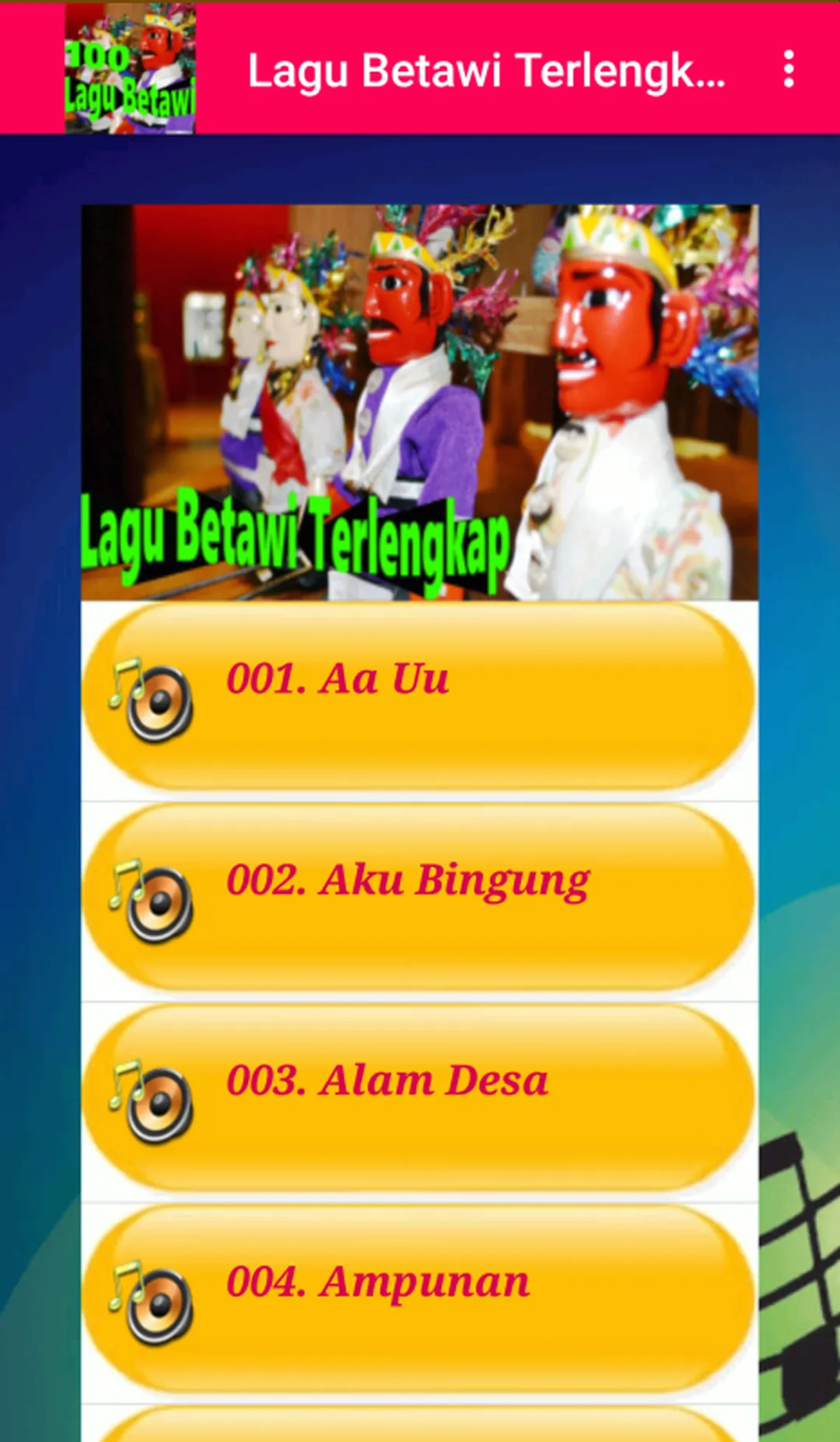 Lagu Betawi Lengkap + Ringtone | Indus Appstore | Screenshot