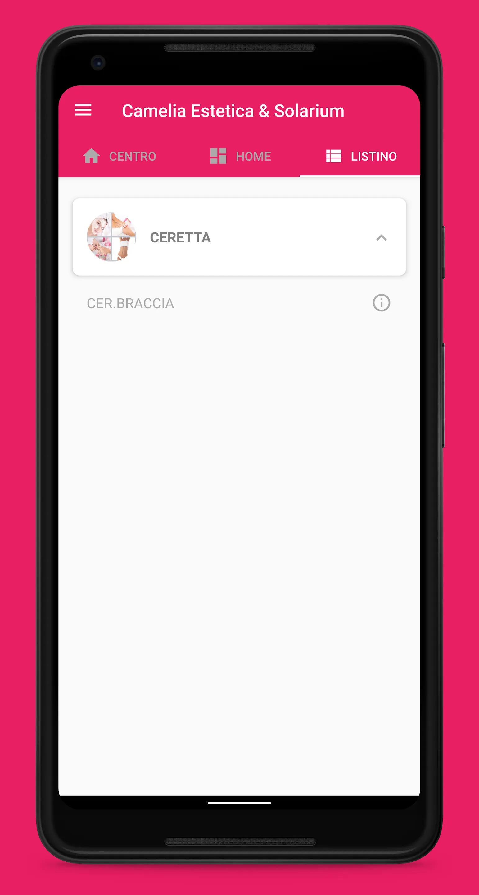 Camelia Estetica & Solarium | Indus Appstore | Screenshot