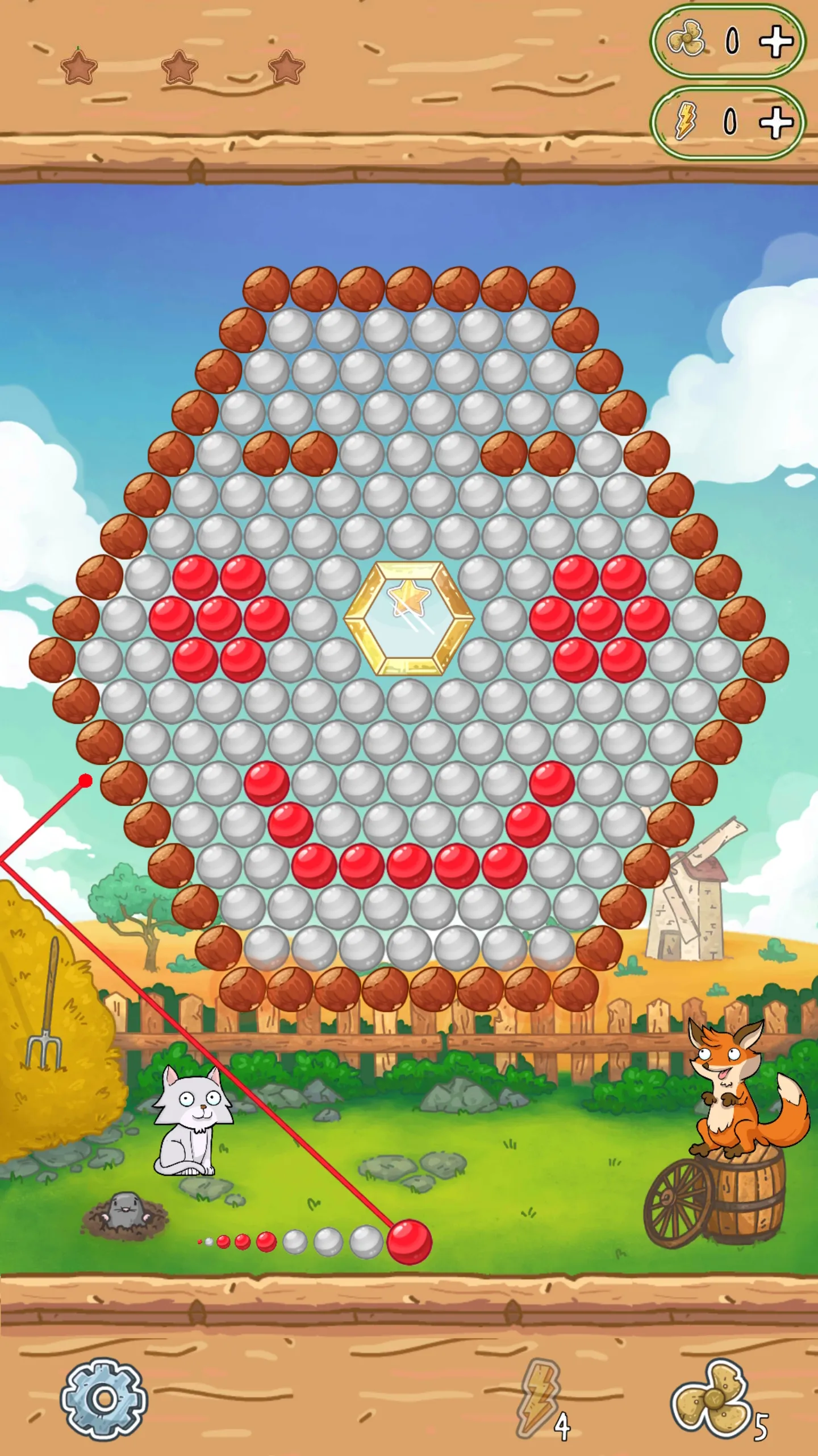 Little Fox: Bubble Spinner | Indus Appstore | Screenshot