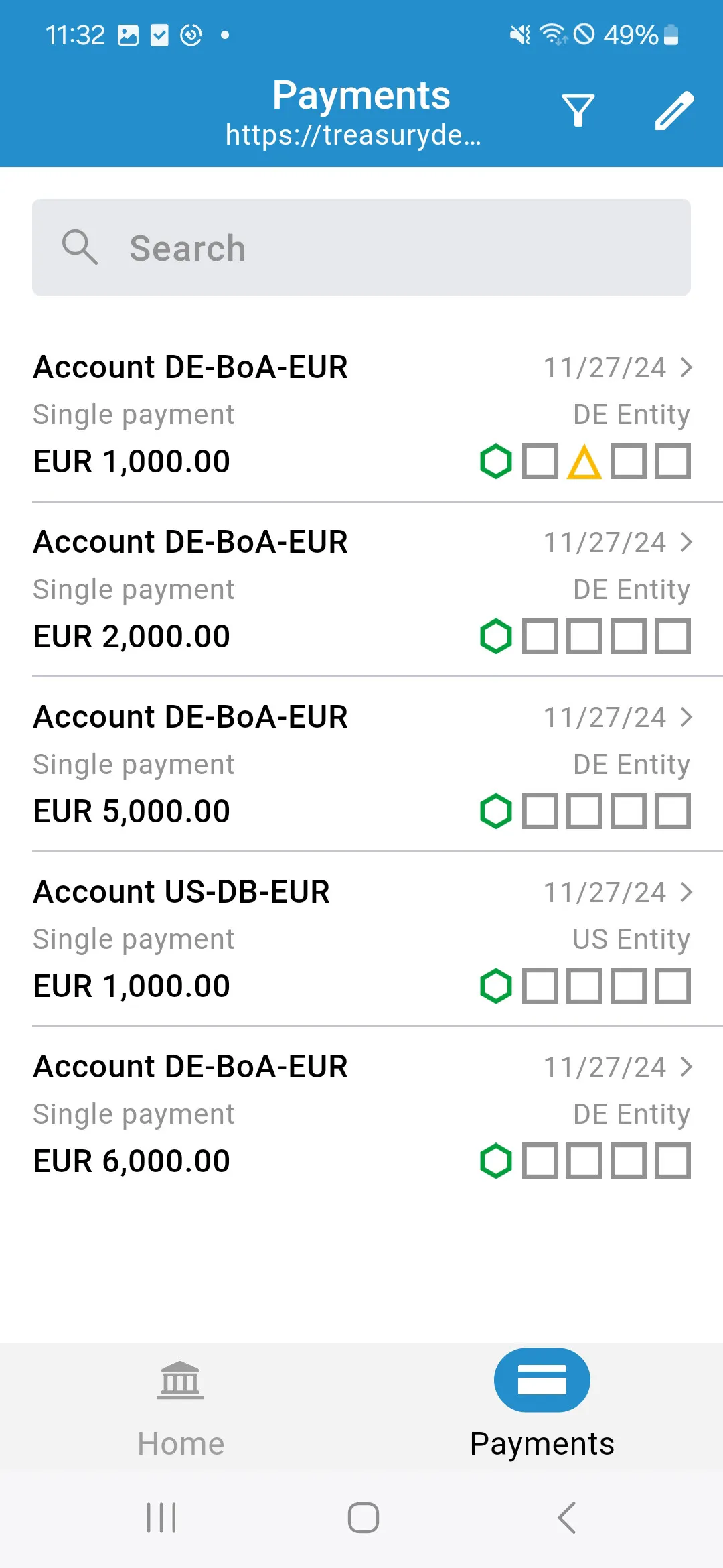 Coupa Treasury | Indus Appstore | Screenshot