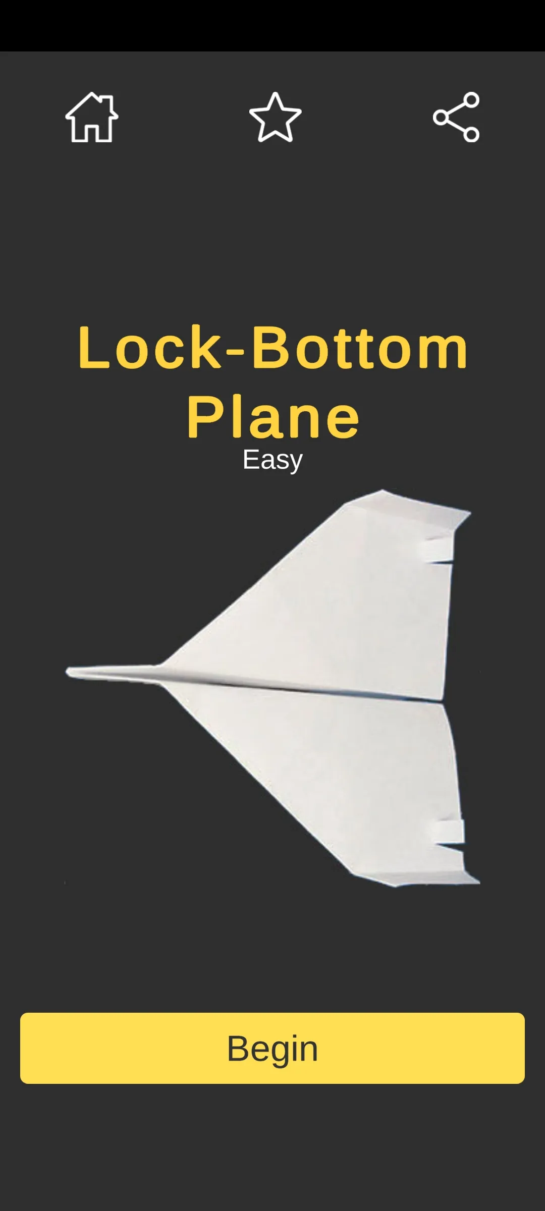 Origami paper airplane | Indus Appstore | Screenshot