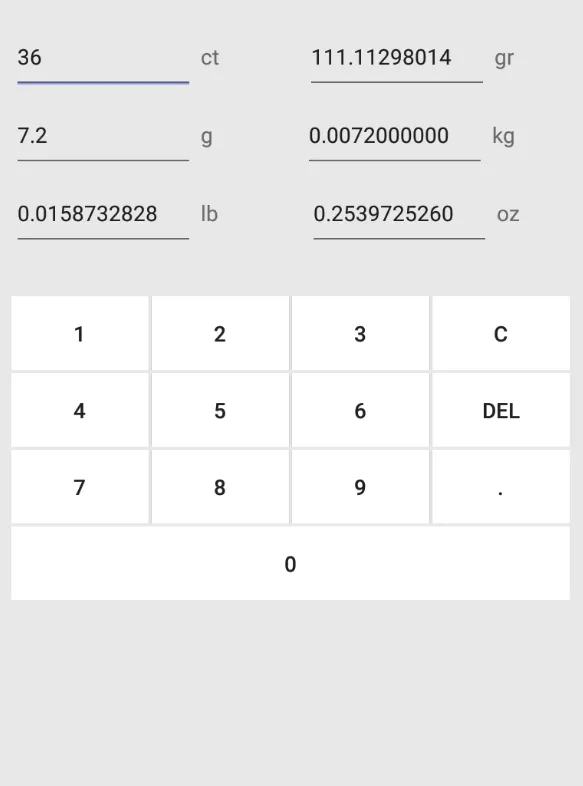 Weight unit converter | Indus Appstore | Screenshot