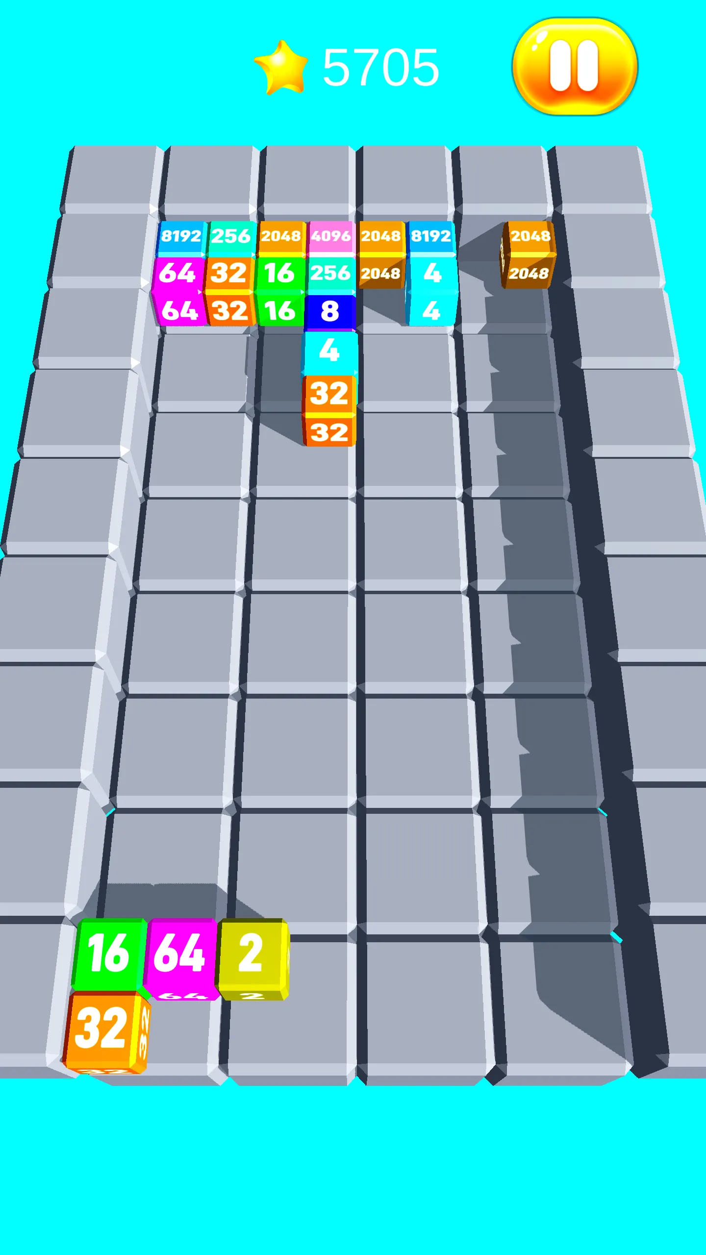 Chain Cube Merge 2048 | Indus Appstore | Screenshot