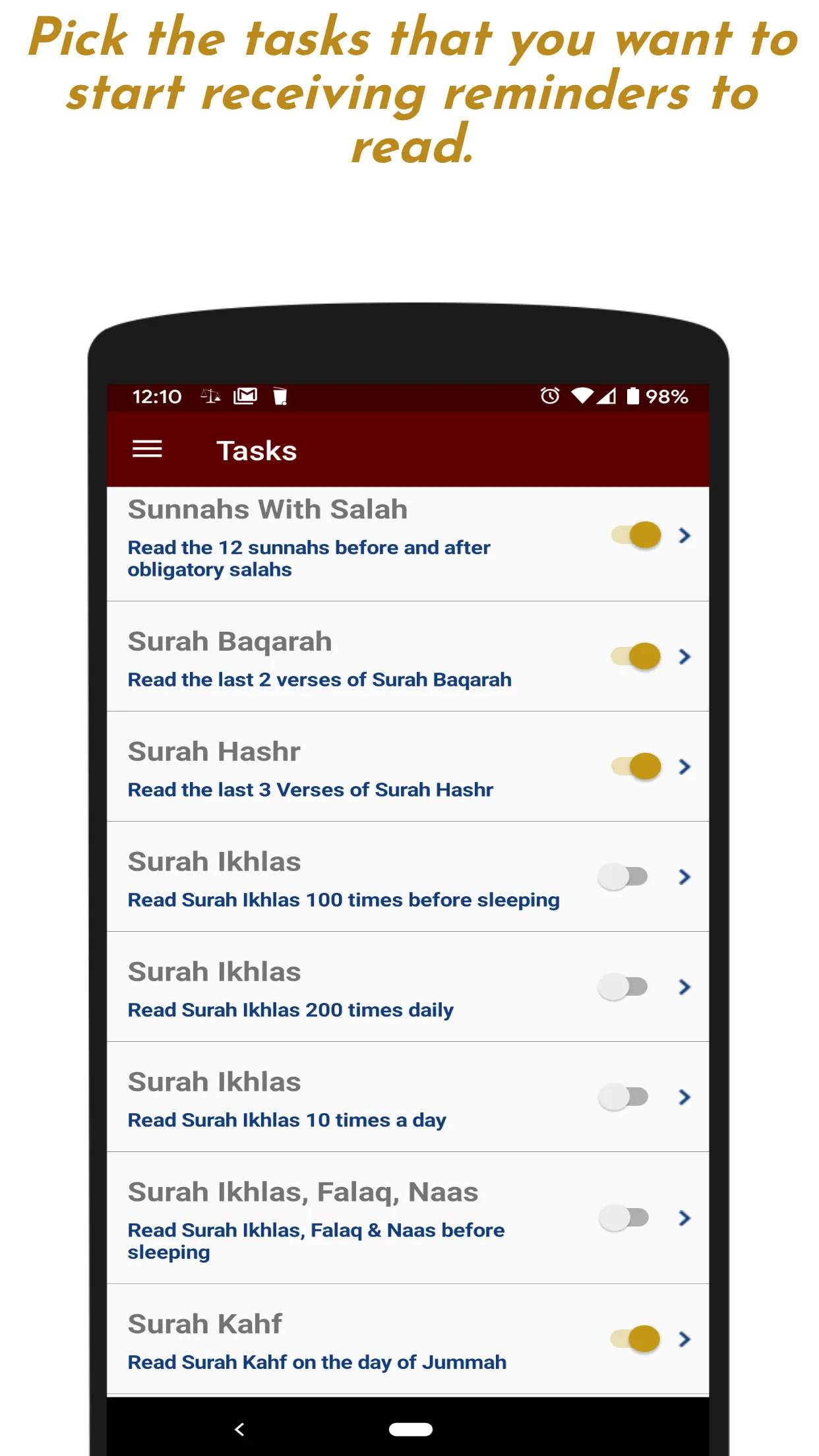 Build Your Deeds: Islamic App, | Indus Appstore | Screenshot