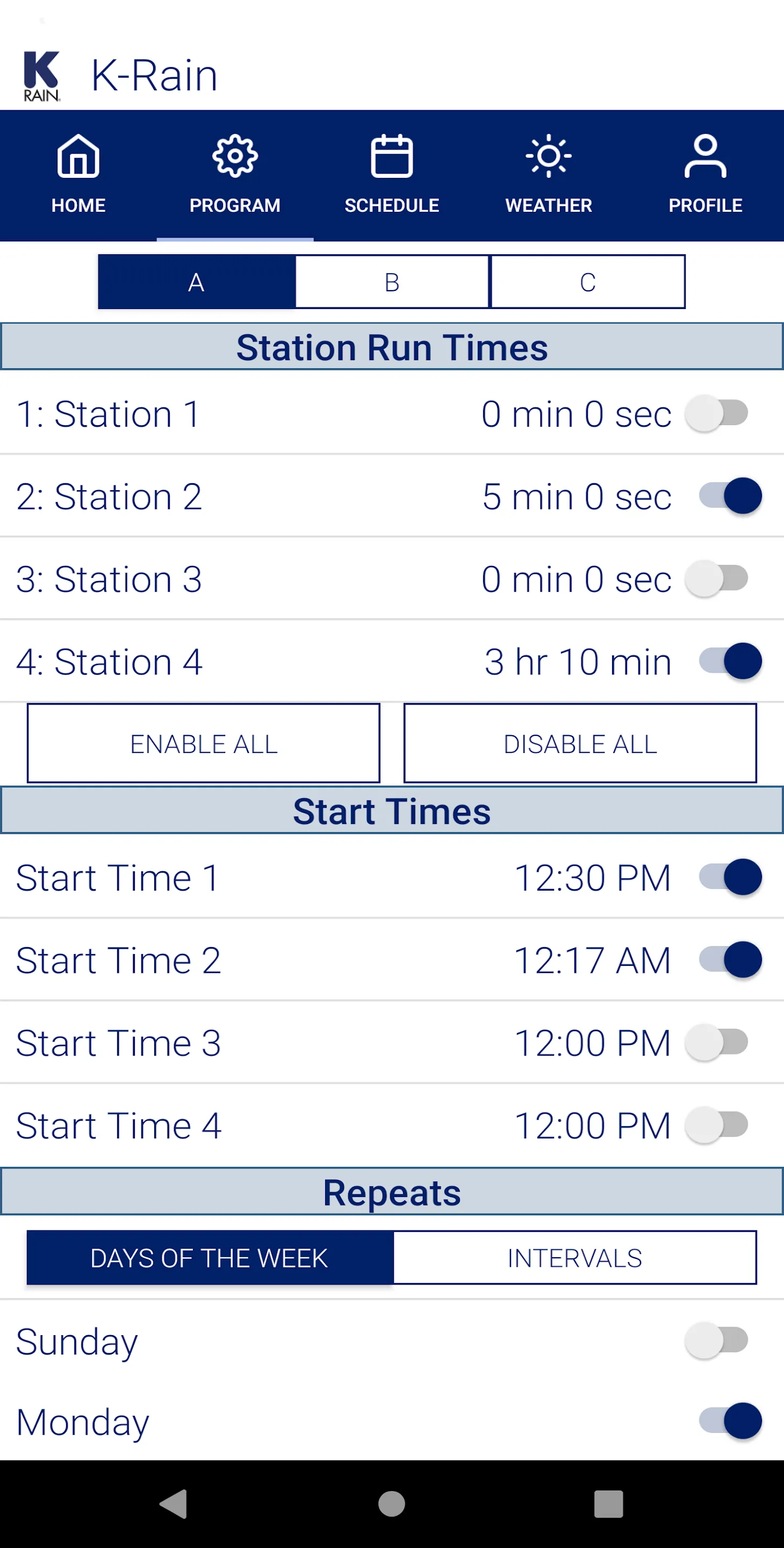 K-Rain ProEX | Indus Appstore | Screenshot