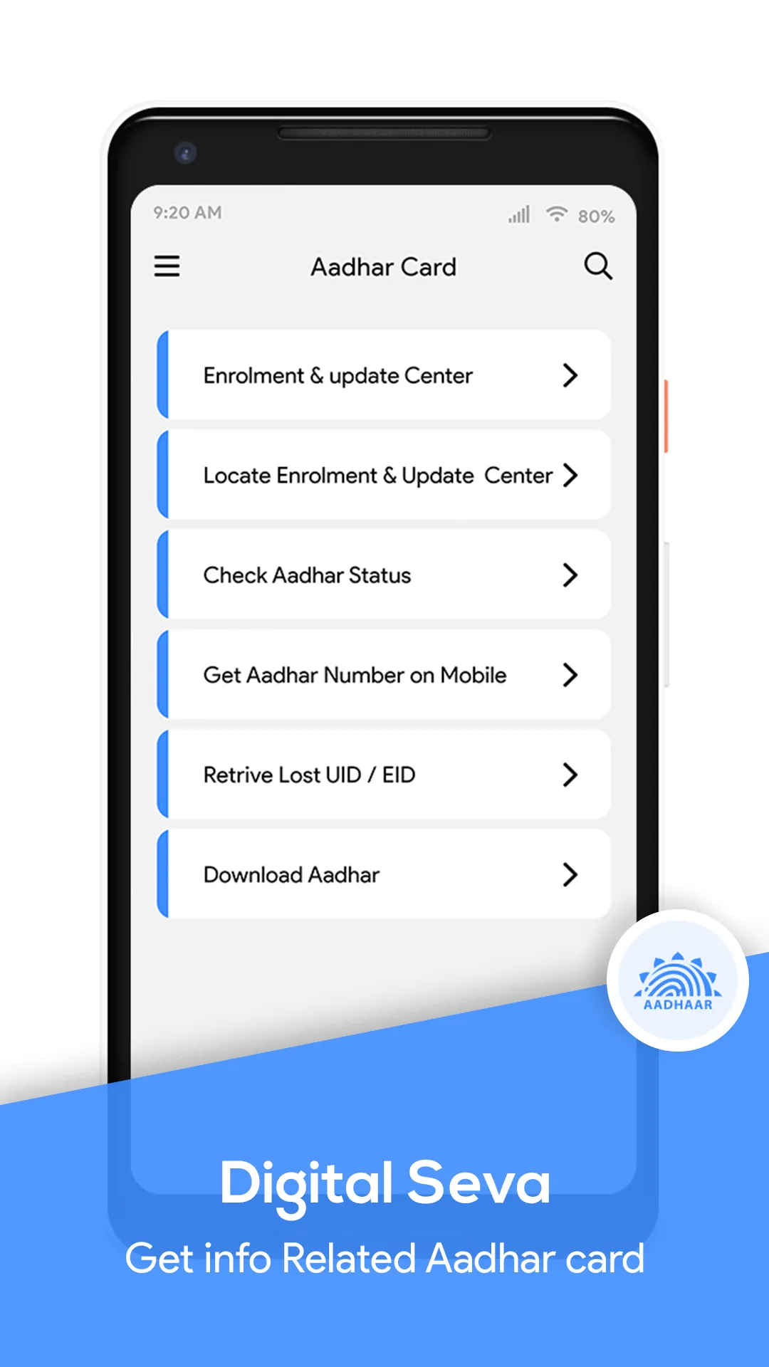 Online Seva : Digital Services | Indus Appstore | Screenshot