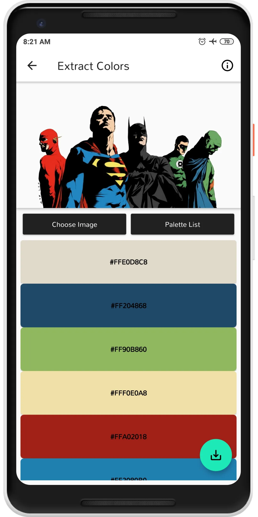 Material Design Color Palettes | Indus Appstore | Screenshot