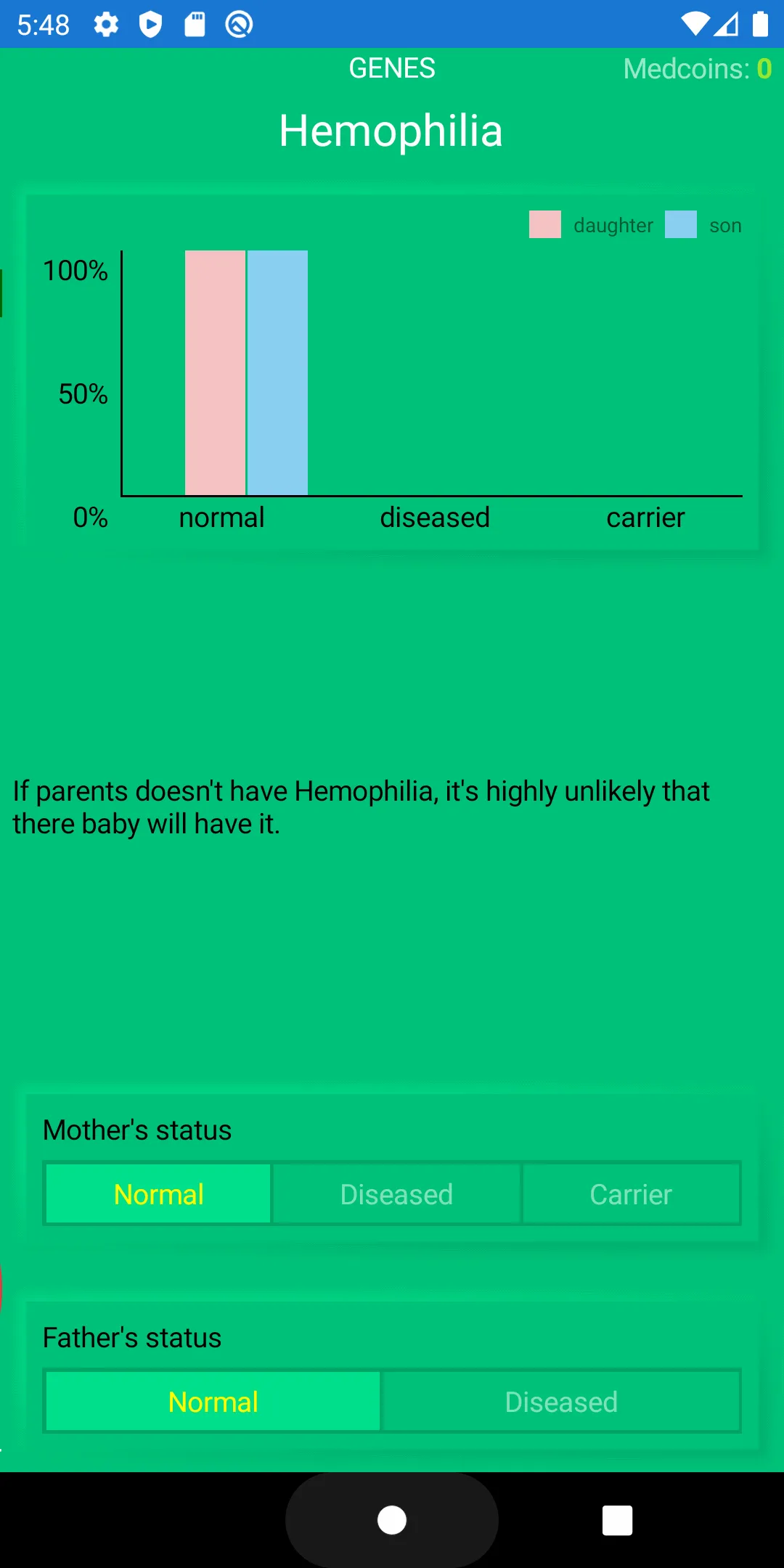 Genes (previously Blood Group) | Indus Appstore | Screenshot