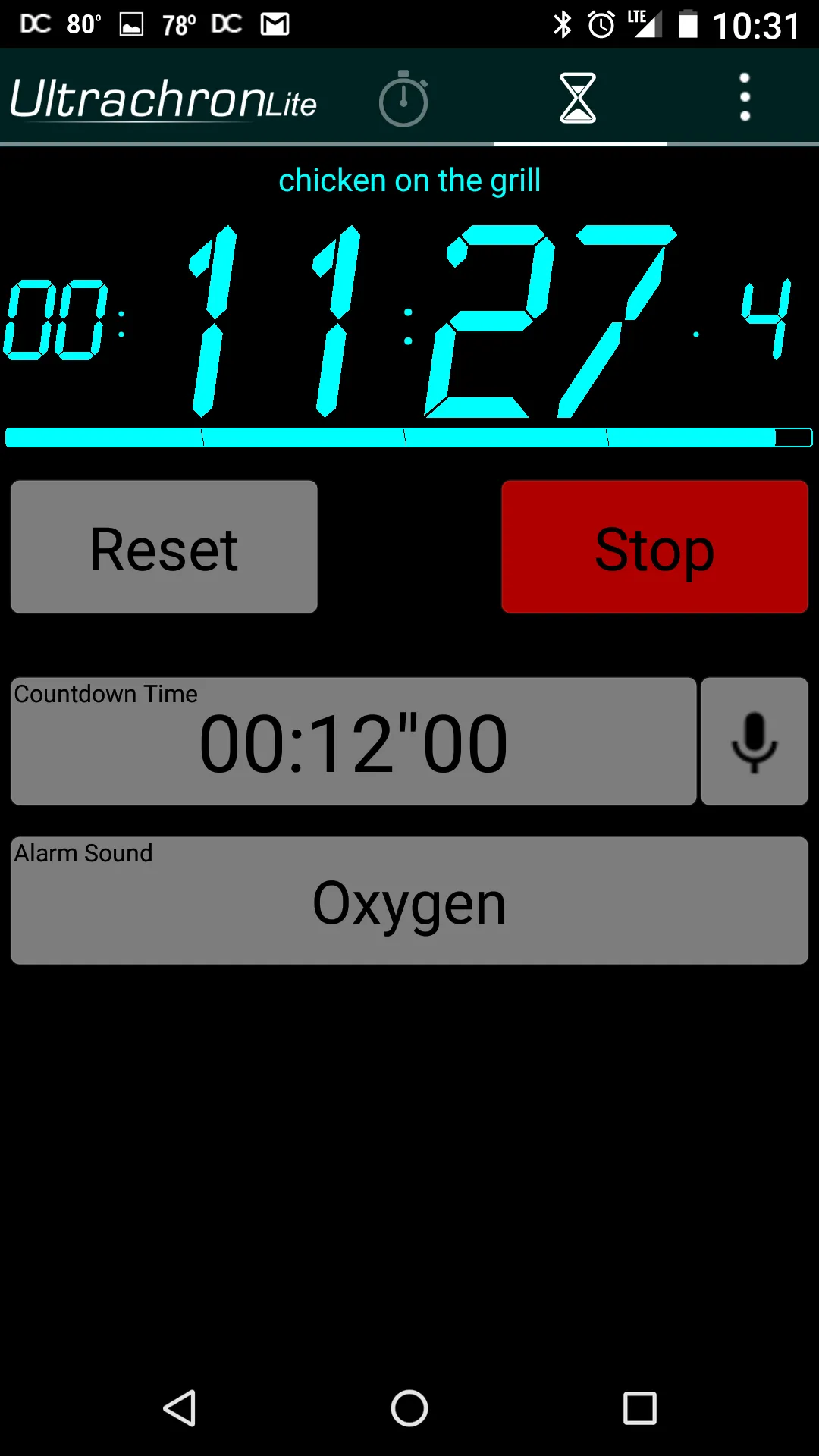 Ultrachron Stopwatch Lite | Indus Appstore | Screenshot