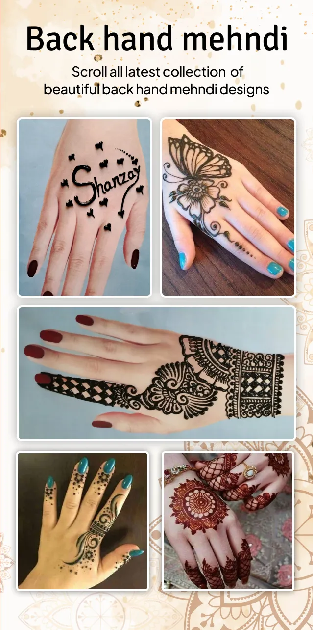 Simple Mehndi Design | Indus Appstore | Screenshot