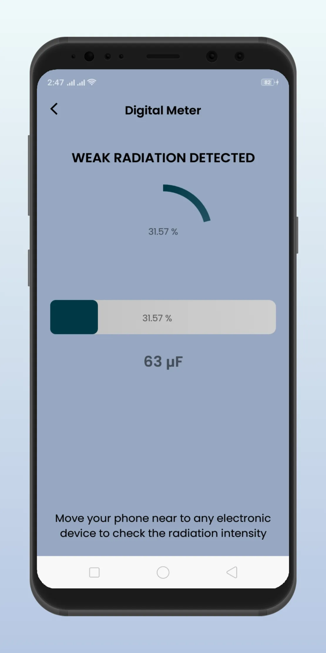 Radiation Detector: EMF Meter | Indus Appstore | Screenshot