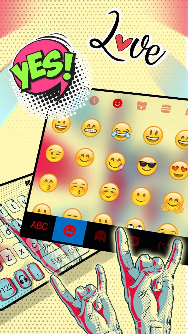 Rock And Roll Keyboard Theme | Indus Appstore | Screenshot