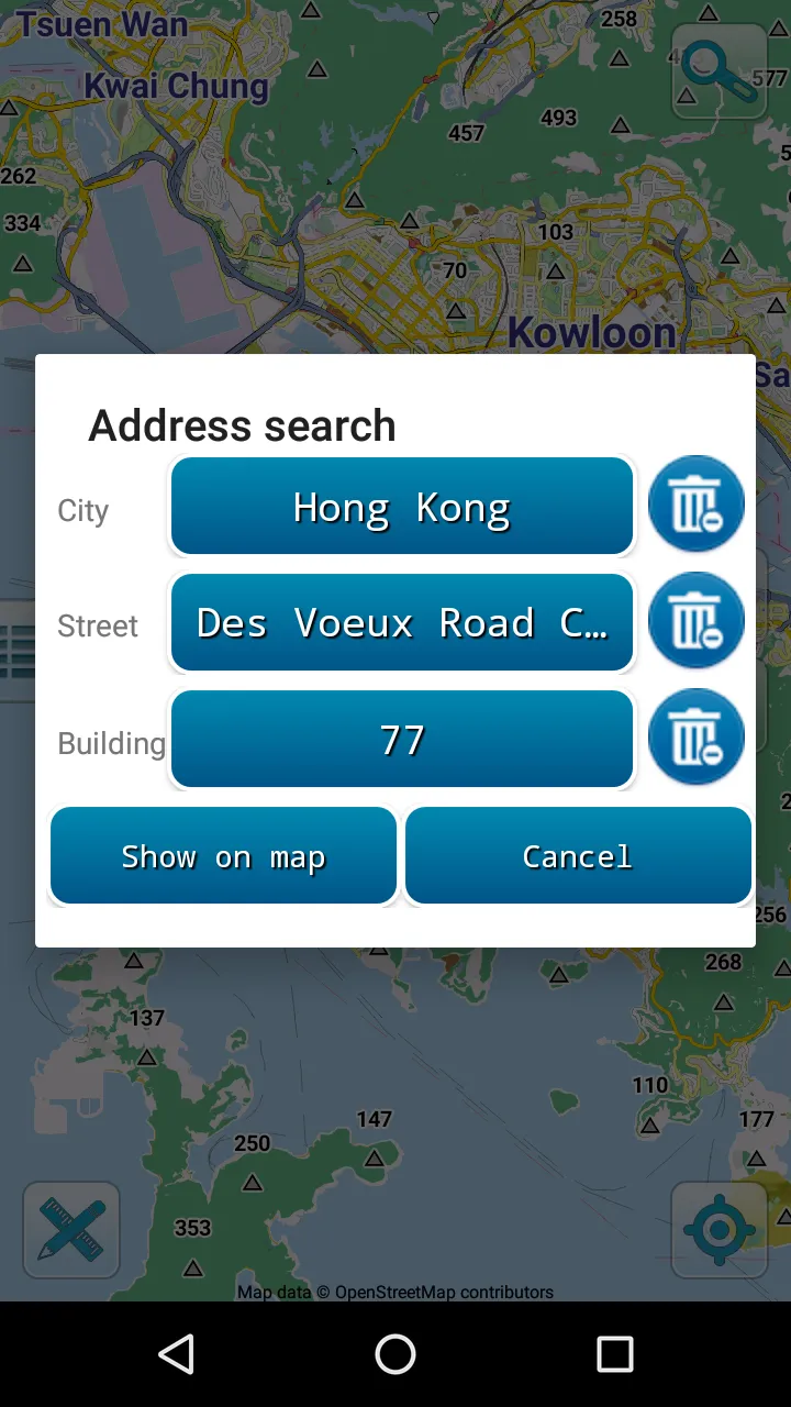 Map of Hong Kong offline | Indus Appstore | Screenshot