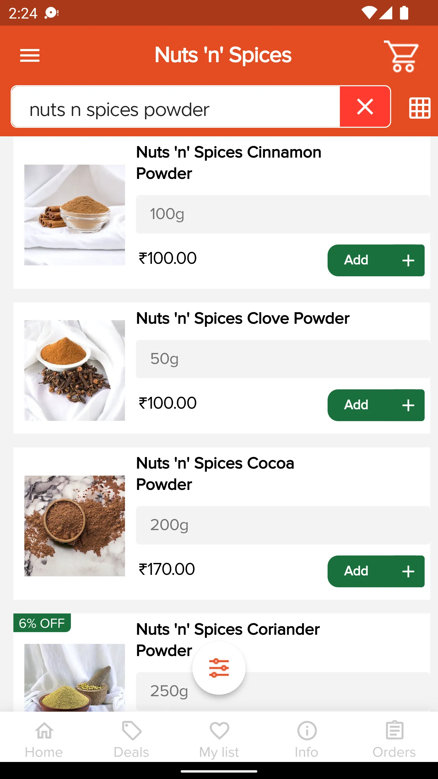 Nuts 'n' Spices | Indus Appstore | Screenshot