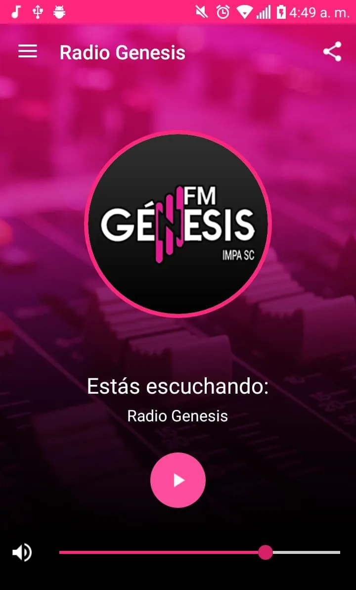 Radio Genesis Comodoro | Indus Appstore | Screenshot