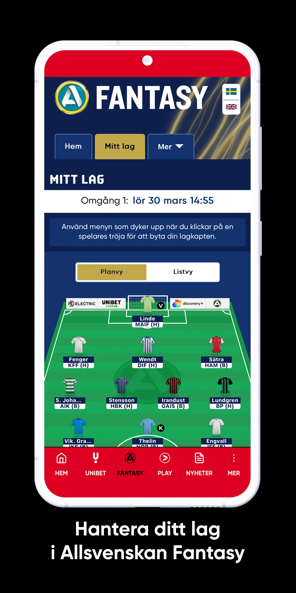 Östersunds FK Live | Indus Appstore | Screenshot