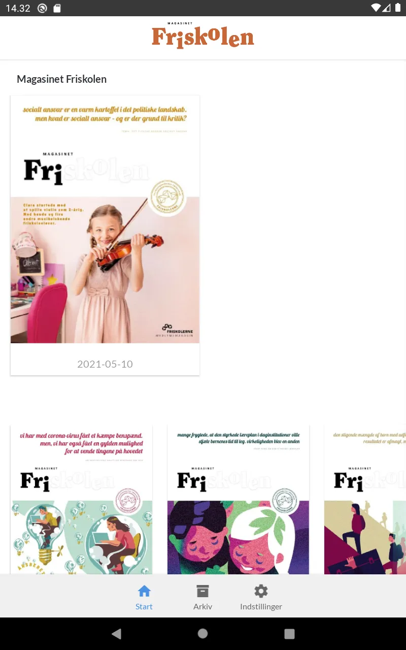 Magasinet FRISKOLEN | Indus Appstore | Screenshot