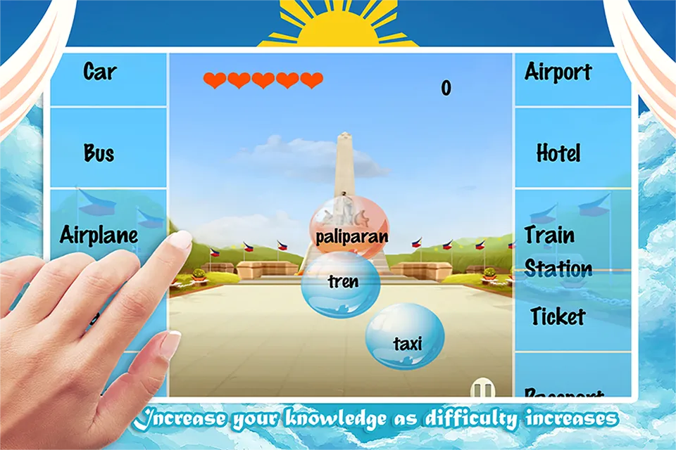 Learn Tagalog Bubble Bath Game | Indus Appstore | Screenshot