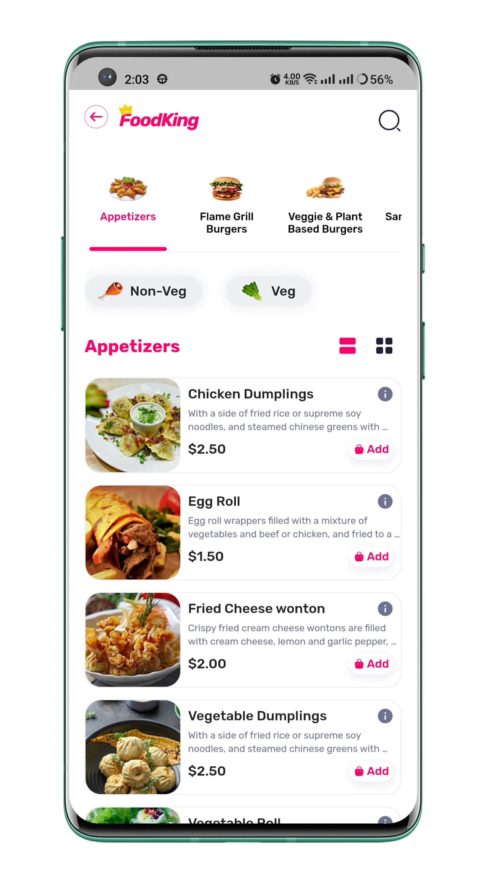 FoodKing - User App | Indus Appstore | Screenshot