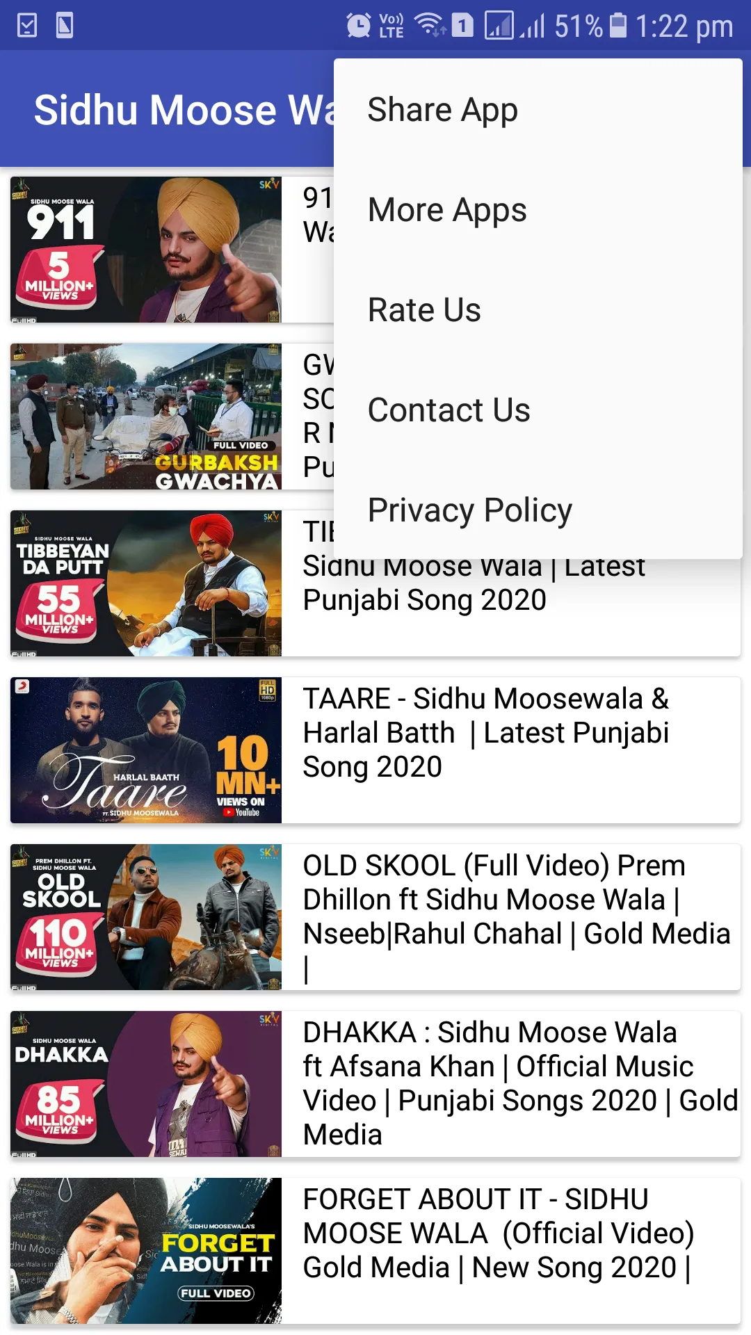 Sidhu Moose Wala  Songs | Indus Appstore | Screenshot